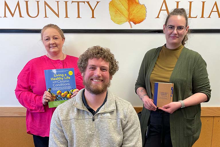 L to R: Wendy Goering-Jensen, Steihl Reeves, and Kendra Jones-DeVol.