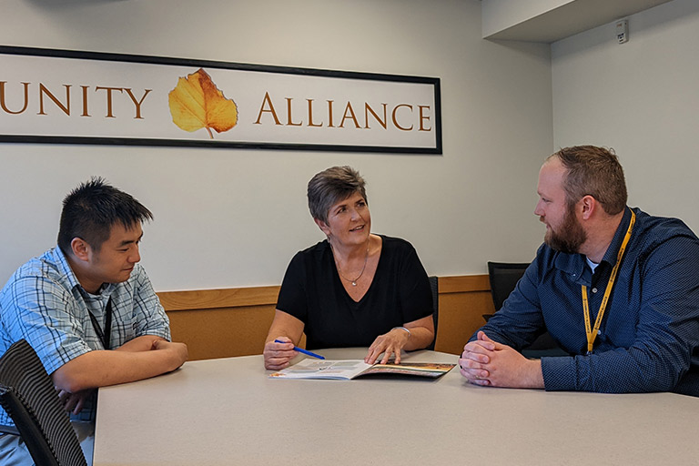 Left to Right: Ben Pham, Dana Grisham, Ron Farr