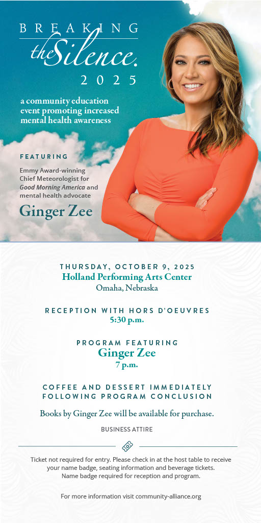 Ginger Zee is our 2025 Breaking the Silence Speaker