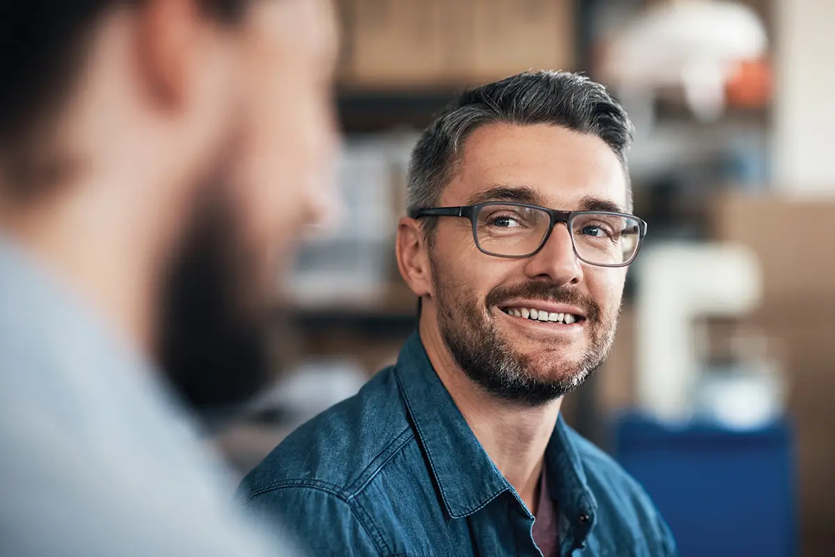 Shot of counselor having a meeting in a workshop